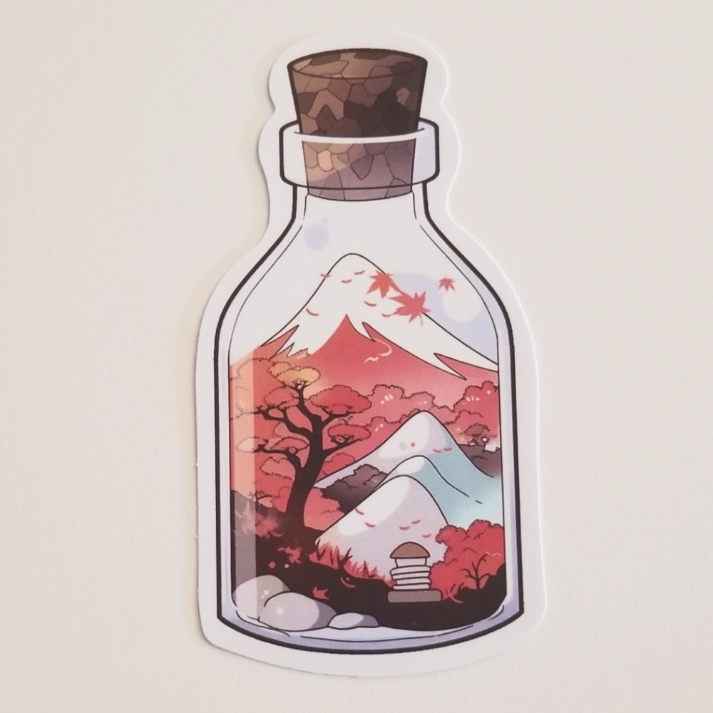 10/$10 Mountain Aesthetic Sticker